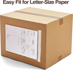 Shipping Label Sleeves - 3.12 Mil Thick 500 Pack 9.5'' x 12'' Strong Adhesive Back for Secure Package Labelling Fit for 8.5'' x 11'' Letter Size Paper, WaterProof and Durable