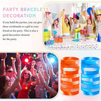 Liliful 100 Pcs Silicone Rubber Wristbands Rubber Wristband Bracelet Bands for Silicone Wristbands for Women Men(Multicolor)