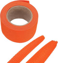 MECCANIXITY Braided Cable Sleeves Heat Shrinkable Fabric Sleeving, 1 3/8" 10ft Orange 2:1 Ratio Heat Shrinkable Cord Protector for Harness Cable, Network Cable Protection, Cable Management