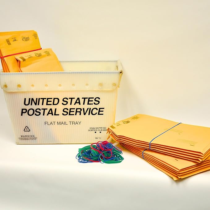 Upgrade Rubber Bands, Assorted Sizes & Colors, 1 lb 20-Pack Case, USA