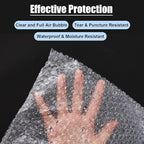 5 Pack 28 * 39 Inch Extra Large Bubble Pouches Clear Bubble Pouch Wrap Bags for Packing Shockproof Cushioning Wrap Bag for Shipping Moving Fragile Dishes China Plates Painting Fragile Items