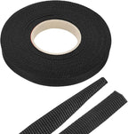 MECCANIXITY Braided Cable Sleeves Heat Shrinkable Fabric Sleeving, 3/8" 40ft Black 2:1 Ratio Heat Shrinkable Cord Protector for Harness Cable, Network Cable Protection, Cable Management