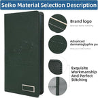 Car Registration and Insurance Holder Glove Box Folder-Premium Car Folder, Car Document Holder for Cards, Driver License & other Essential Documents (Green)