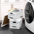 Bankers Box 6-Pack Basic Duty File Storage Boxes with Lids, Letter/Legal, STOR/FILE, (0071303)