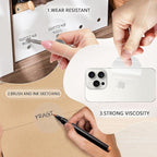 2 Inch Transparent Circle Stickers 500 Pcs,Permanent Color Coding Dots for Office,Home Organization, File Classification,Multipurpose Labels