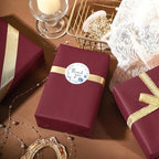 RUSPEPA Wine Red Kraft Paper Roll - 12 inches x 100 feet - Natural Recyclable Paper Perfect for Crafts, Art, Small Wrapping, Packing, Postal, Shipping, Dunnage & Parcel