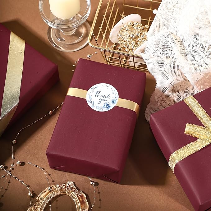RUSPEPA Wine Red Kraft Paper Roll - 12 inches x 100 feet - Natural Recyclable Paper Perfect for Crafts, Art, Small Wrapping, Packing, Postal, Shipping, Dunnage & Parcel
