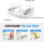 Fanfold 4" x 6" Direct Thermal Labels 2000 Thermal Printer Paper 4 Stacks Shipping Labels