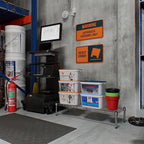 14" Deep x 42" Wide x 8" Height 1-Tier Wire Shelving Kit | NSF Commercial Storage Rack Unit