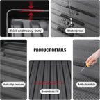 AUXKO All Weather Truck Bed Mat for Chevrolet Chevy Colorado & GMC Canyon 2026 2025 2024 2023 5FT Bed Vehicle Cargo Liner Colorado Canyon Accessory