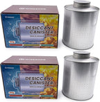 900 Gram 2 Pack Dehumidifiers for Home, Rechargeable Gun Safe Dehumidifier, Gun Safe Accessories 2 LBS Dehumidifier for Basement, Closet, Garage, Safe, Car, Moisture Absorbers Desiccants