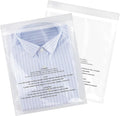 iMailer - 500 Pcs - 14" x 20" Poly Bags with Suffocation Warning Self Seal- Clear Shipping Bags 1.6 Mil for Clothing, Shirts, Packaging - Permanent Adhesive