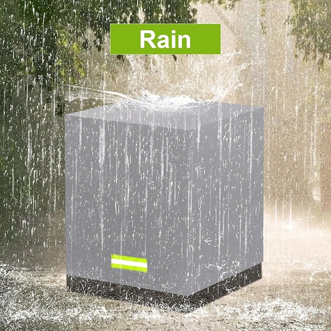Pallet Cover Tarp Waterproof, Pallets Covers Heavy Duty Waterproof bulk Pallet Covers 48 x 42 x 48'' Outdoor Tarps Bulk Box Cover 48 x 42 x 48'' Custom Black Fits Wood Patio Furniture
