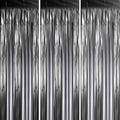3 Pack 3.3 x 8.2 ft Matte Black Foil Fringe Backdrop Curtains,Gray Tinsel Streamers Party Decorations, Fringe Backdrop, Door Shimmer for New Years, Halloween, Black Theme Party