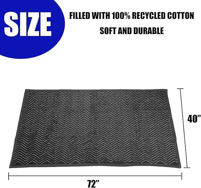 6 Pack Moving Blanket 40x 72" Moving Pads for Furniture Protection Quilted Packing Shipping Blankets for Furniture Moving Supplies (6 Pack)