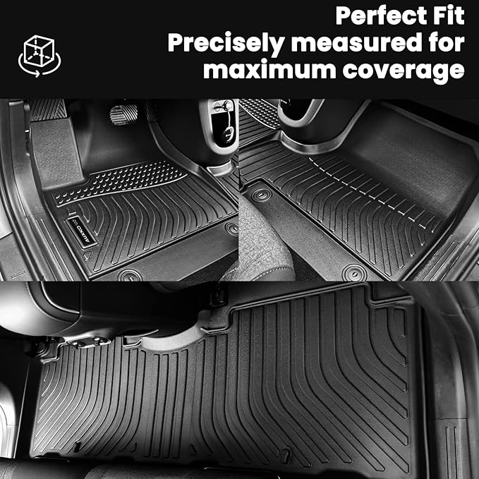 Auxko All Weather Cargo Mat Fit for Chevrolet Chevy Trailblazer 2026 2025 2024 2023 2022 2021 TPE Liner Trunk Mat Trailblazer Accessories All Season Odorless Anti-Slip Black
