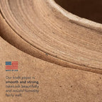 DIY CREW Brown Kraft Paper Roll - 30 Inch x 150 Feet - USA Made - Recycled Material - Wrapping Paper - Ideal for Packing, Shipping, Packaging, Bulletin Board, Arts & Crafts, Banner, Table Covering
