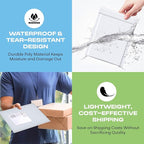 White Small Poly Bubble Mailers 6x10 inch #0 | Self Seal Padded Envelopes | Cushioned Bubble Mailer | Usable Size 6x9 | WaterProof | Lightweight mailing Shipping Bags | 250 Pack Bulk | Made in USA