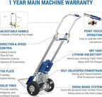 Electric Stair Climbing Dolly Hand Truck with Brake,Powered Stair Climbing Hand Trucks Dolly Cart for Moving, 550lbs Capacity Heavy Duty Stair Climber(XSTO ZW7250GC)