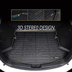 KELCSEECS® Floor Mats & Cargo Liner Custom for 2018-2022 Honda Accord/Honda Accord Hybrid All Weather Protection TPE Floor Liners Front& Rear Row Full Set Accessories Black
