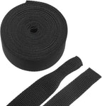 MECCANIXITY Braided Cable Sleeves Heat Shrinkable Fabric Sleeving, 7/8" 16ft Black 2:1 Ratio H Eat Shrinkable Cord Protector for Harness Cable, Network Cable Protection, Cable Management