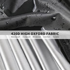 Outdoor Prep Table Cover 60 Inch,Waterproof Patio Stainless Steel Metal BBQ Table Cover All Season Protection for Outdoor Table - 60 x 30 x 34 Inch