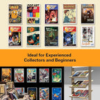 10ct Silver-Age Comic Book Toploaders - Crystal Clear Comic Book Top loaders, Premium PVC Comic Book Topload, Hard Plastic Comic Book Holders, Protection for Display, Storage, Collection