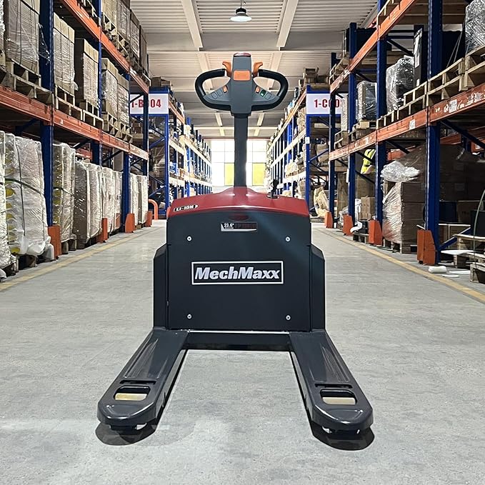4400lbs Lithium-ion Electric Pallet Jack, 45"x27" Fork, 48V 50Ah Battery, Walkie Type Truck, Model EPT44