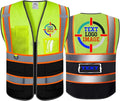 Personalized High Reflective Safety Vest Custom Hi Vis Safety Vest Men Women Construction Workwear Security Vest