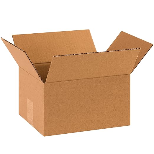 BOX USA Shipping Boxes Small 10"L x 8"W x 6"H, 100-Pack | Corrugated Cardboard Box for Packing, Moving and Storage