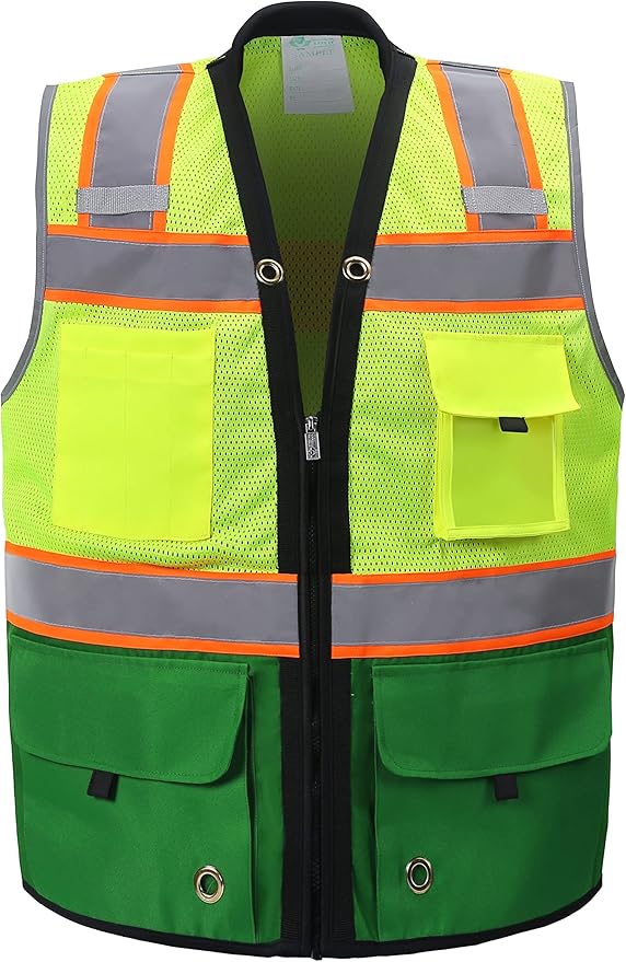 Shine Bright Safety Vest - High Visibility with Reflective Straps and Pockets – Premium, Soft, Durable, and Breathable