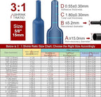Chanzon 3:1 Ratio 5/8" (15mm) Heat Shrink Tubing - Marine Grade Waterproof Adhesive Lined - 4Ft Roll (1.22M Total Length) Blue Polyolefin Sleeving Wrap Shrinking 3 to 1 Ratio 1pcs