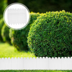 Plastic Garden Lawn Fence Temporary Border Panel for Landscape Edging and Ornamental Garden Bed Decoration