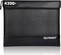 Fireproof Bag for Cash & Documents - A4 (11x13.3") Waterproof Fireproof Document Bag, 4200℉ Resistant, Reflective, Secure Protection for Valuables