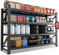 71" Wide Storage Shelves, 5000LBS Garage Shelving Heavy Duty, Standing Shelf Units, 4 Tier Metal Adjustable Storage Shelving Rack for Shop Warehouse Basement, 71'' W x 24''D x 70'' H