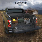 LASFIT Bed Mat for Ford Ranger 2025 2024 5.0ft Truck Bed All Weather Protector TPE Easy Clean Durable Bed Liner -Not Fit for Drop in Bedlienr