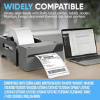 4"x6" Direct Thermal Label Roll, Shipping Labels with Perforated, Commercial Grade for Thermal Printer, 500 Labels/Roll, 4 Rolls (2,000 Labels Total)