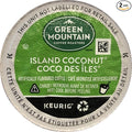 Green Mountain Coffee Roasters Island Coconut, Single-Serve Keurig K-Cup Pod, Flavored Light Roast Coffee, 48 Count (2 Boxes of 24 Count Pods)