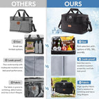 Lifewit Cooler Bag 30/50/60 Cans Collapsible and Insulated Large Lunch Bag Leakproof Soft Cooler Portable Tote for Camping/BBQ/Family Outdoor Activities