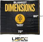 US Cargo Control Moving Blankets 72"x80" 24-Pack, (65 lbs/doz weight), Heavy Duty Packing Blankets for Moving Furniture, Shipping, and Storage, Black Quilted Furniture Pads, MBDELUXE Econo Deluxe