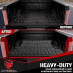 Truck Bed Mat Bed Liner Fit for Ford F250 F350 F450 2017-2026 Super Duty (6.8FT,81.9" Bed),Vehicle Truck Bed Liner Custom Fit All Weather Protection TPE Pickup Car Bed Mat