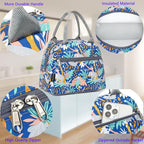 FlowFly Insulated Lunch Cooler Bag - Tote Bag Organizer for Women/Men, Sloth