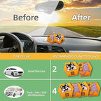 600g 2pcs Rechargeable Desiccant Packs for Storage, Color Indicating Silica Gel Packets Moisture Absorbers with Transparent Window, Reusable Dehumidifier Bags for Gun Safe Closet Basement Car