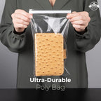 Clear Poly Bags 6x9" - 200 Pack - 6x9 Poly Bags with Suffocation Warning - Extra Strong Seal - 6x9 Poly Bag - Retail Supply Co