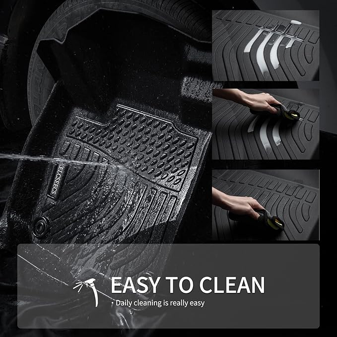 KELCSEECS® Floor Mats & Cargo Liner Custom for Buick Encore GX AWD 2020-2026(Cargo Tray in Upper Deck Position) All Weather Protection TPE Floor Liners Full Set Encore GX AWD Accessories Black