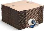 The Boxery 10"x8"x3" Brown/Kraft Corrugated Cardboard Shipping Boxes 25-Pack | Mailing, Packing, Moving & Storage for Business/Home – Durable - Eco-Friendly, Recyclable - Made in the USA