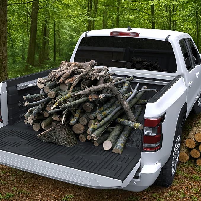 Truck Bed Mat for Nissan Frontier 2022-2026, All Weather Truck Bed Liner for 2026 2025 Nissan Frontier Accessories, 5FT TPE Cargo Liner Truck Mat