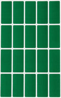 Royal Green 1.57 inch x 0.75 inch Stickers Rectangular Labels in Green (40mm x 19mm) - 1000 Pack