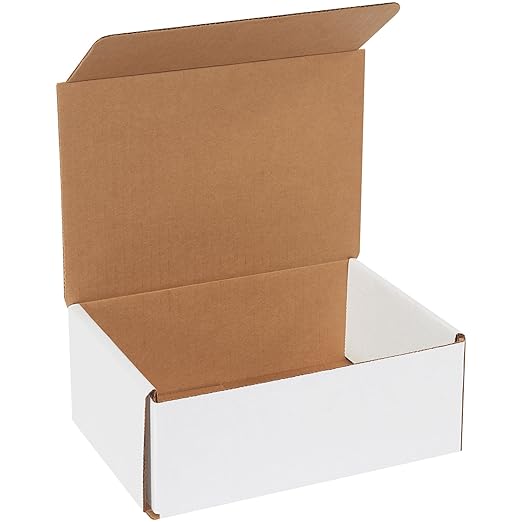 BOX USA Shipping Boxes Small 8"L x 6"W x 3"H, 50-Pack | Corrugated Cardboard Box for Packing, Moving and Storage