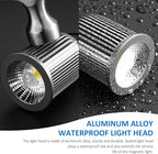 10W Magnetic Machine LED Work Light with Flexible Gooseneck and Magnetic Base, 1000lm, 6500k Magnetic Base Tool Lamp for Work Bench, lathe, Sewing Machine, Grill, Shop, Industrial Lighting